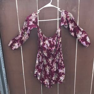 Flynn Skye floral bae romper